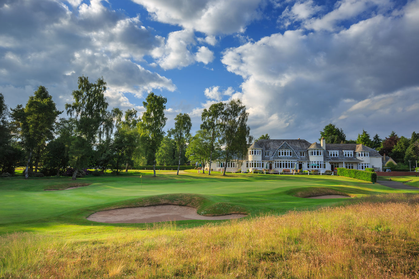 The beautiful surroundings at Blairgowrie Golf Club, Perthshire, Scotland