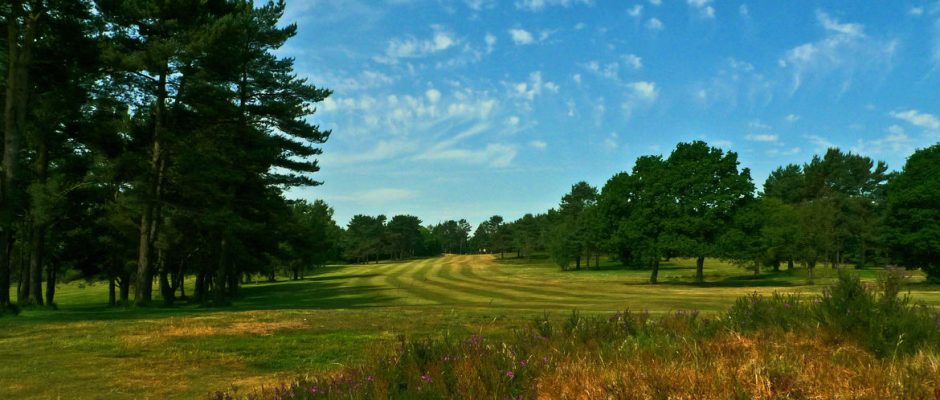The third hole at Crowborough Beacon Golf Club, England