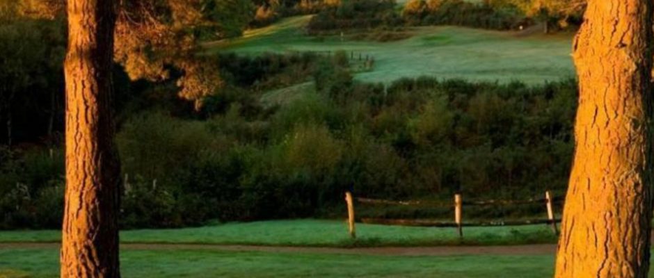 The sixth hole at Crowborough Beacon Golf Club, England