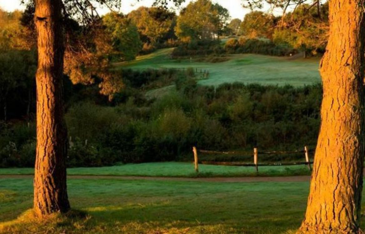 The sixth hole at Crowborough Beacon Golf Club, England