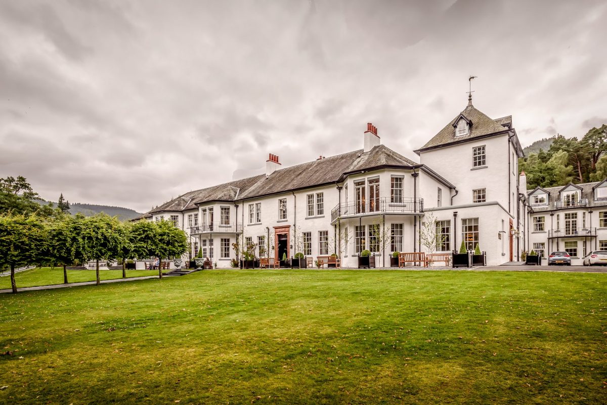 Exterior at Dunkeld House Hotel, Perthshire, Scotland