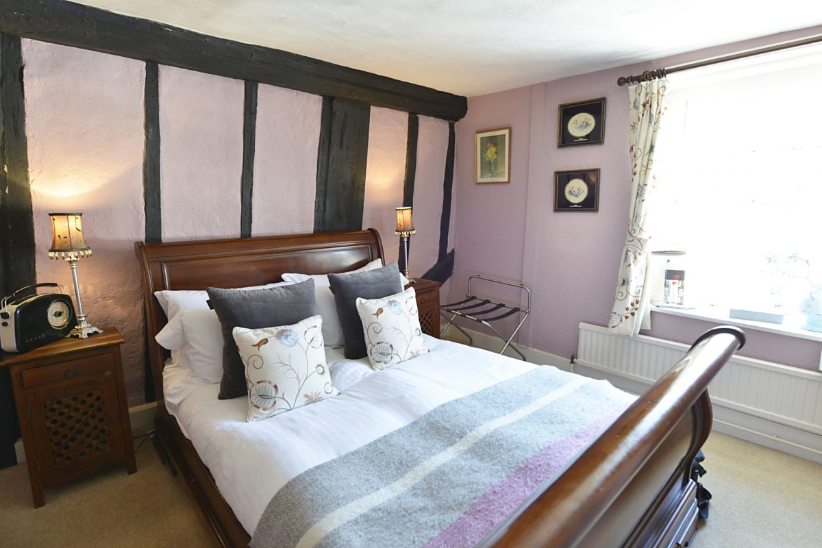 A double room at The Griffin Inn, Fletching, England