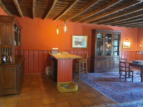 Your own bar at Casa Agara near Santander, Spain