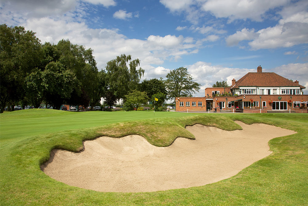 The clubhouse at Fulfold Golf Club, York, England