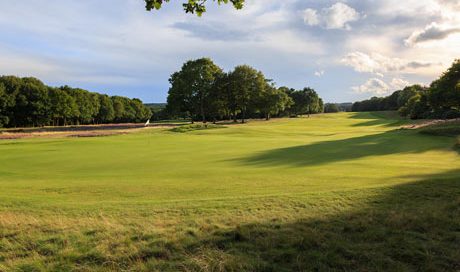 Across the fairways at Hollinwell, Notts Golf Club, England