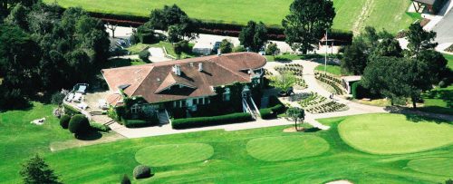 The clubhouse at Real Club de Pedrena, near Santander, Spain