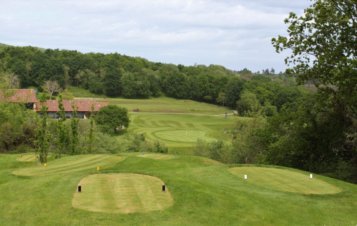 The tenth tee at Santa Marina Golf Club, near Santander, Spain