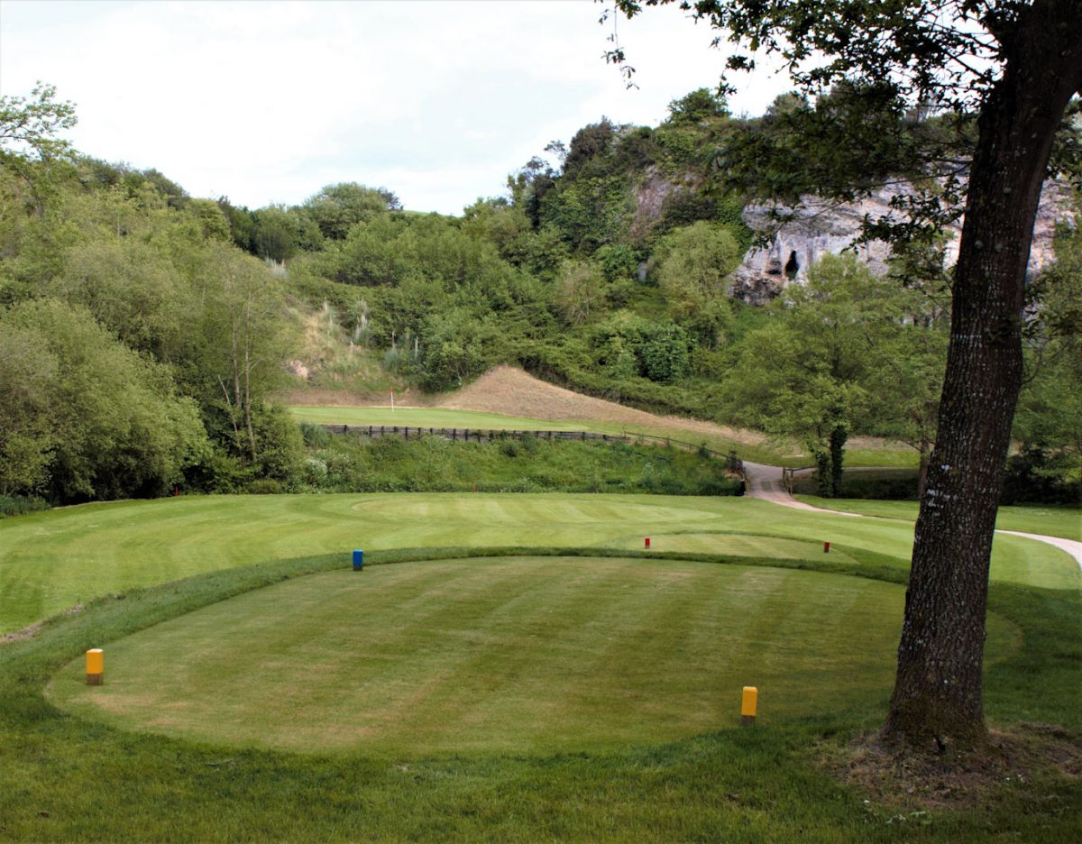 The ninth tee at Santa Marina Golf Club, near Santander, Spain