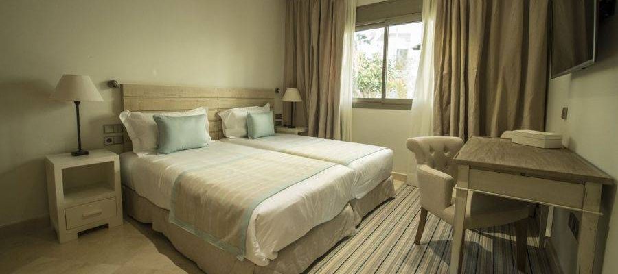 A double bedroom at Las Terrazas de ABAMA ,Tenerife
