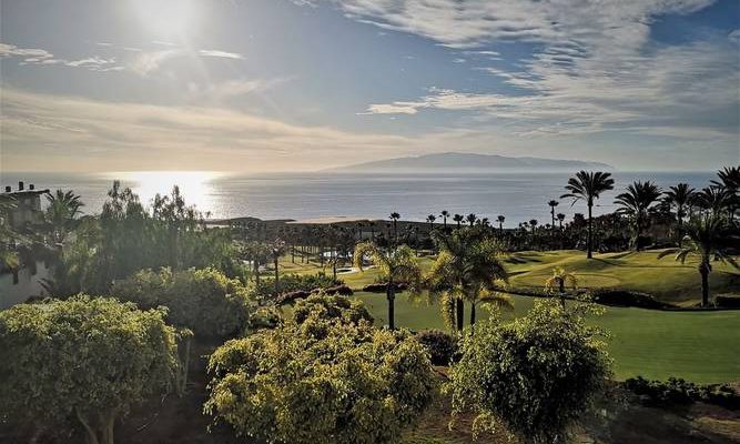 View out to sea from Las Terrazas de ABAMA, Tenerife