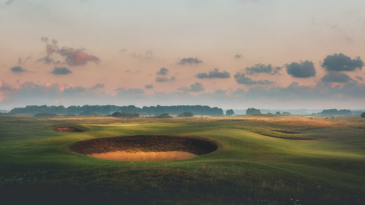 The 12th hole at Royal St Georges Golf Club, Sandwich, Kent, England