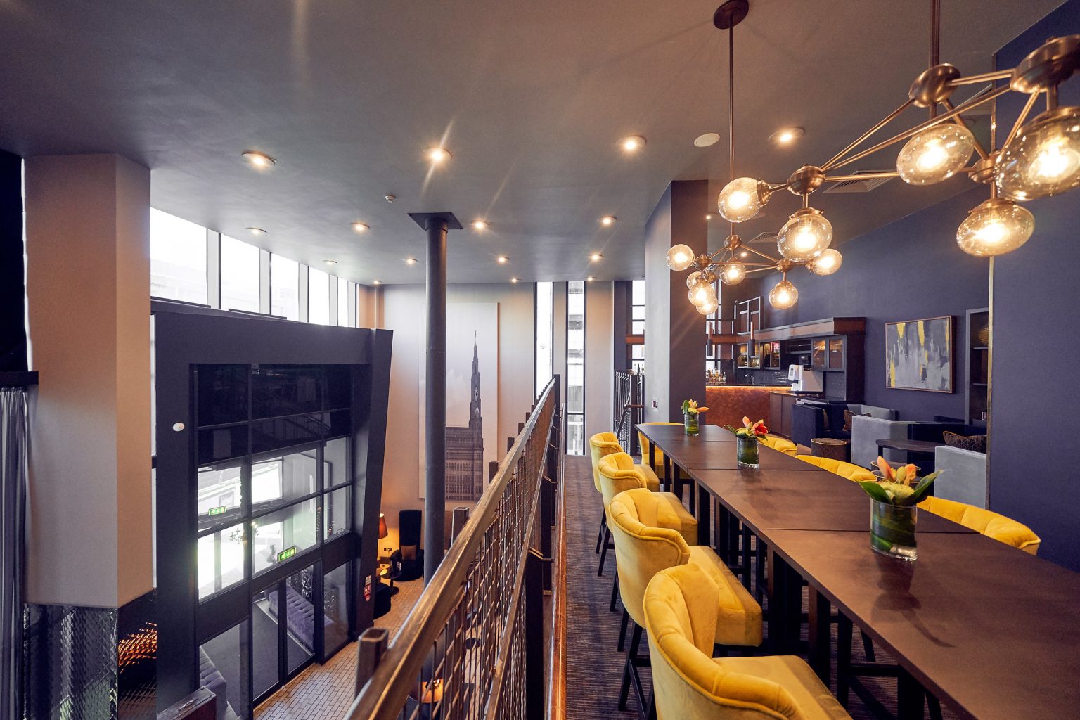 The bar at Malmaison Hotel, Liverpool, England