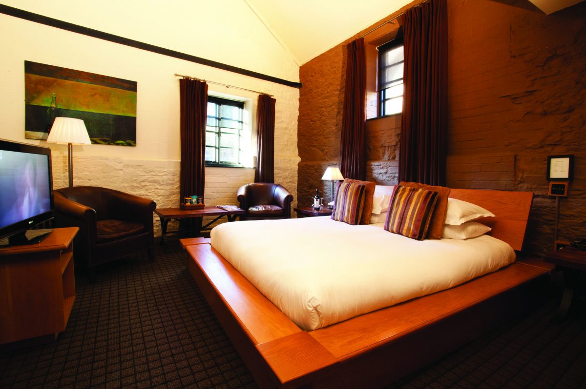 A double bedroom at Hotel du Vin and Bistro, Bristol, England