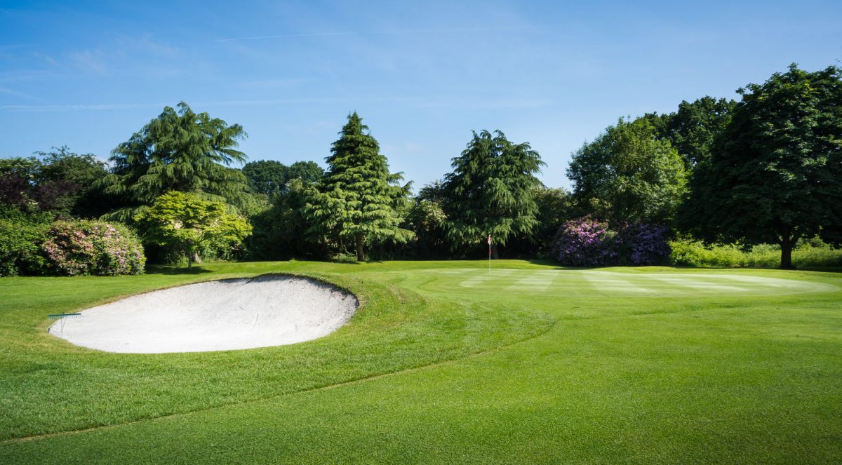 Parkland golf at Bristol and Clifton Golf Club, south west England
