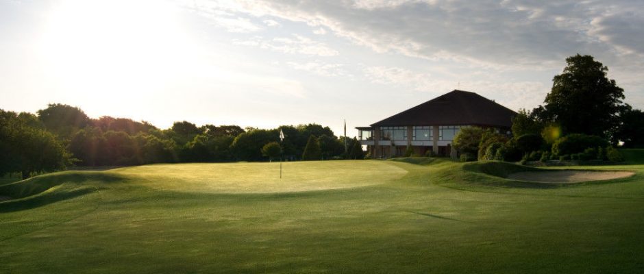 Heading in at the Broadway Golf Club, Cotswolds, England