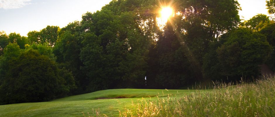 Penalising rough on the Broadway Golf course, Cotswolds, England