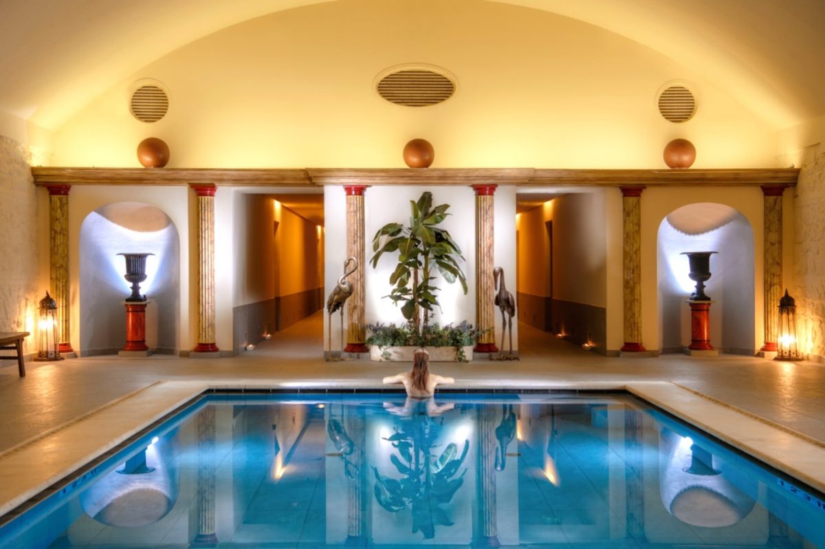 Relax in the luxurious spa at La Bagnaia Golf and Spa Resort, Siena, Tuscany