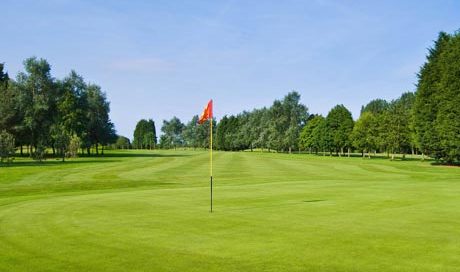 Blue skies over Chipping Sodbury Golf Club, Bristol, England