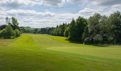 The rolling Cotswold Hills Golf Club, Cheltenham, England