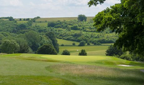 Scenic setting for Cotswold Hill Golf Club, Cheltenham, England