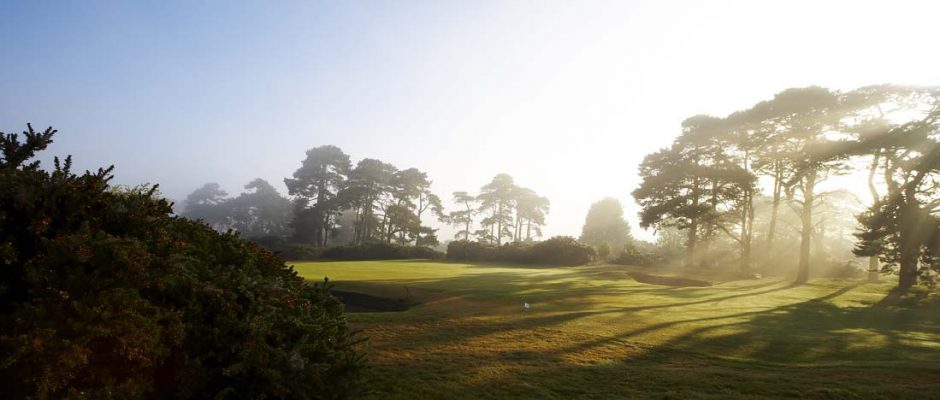 The 16th hole at Ganton Golf Club, North Yorkshire, England
