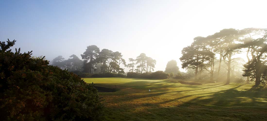 The 16th hole at Ganton Golf Club, North Yorkshire, England