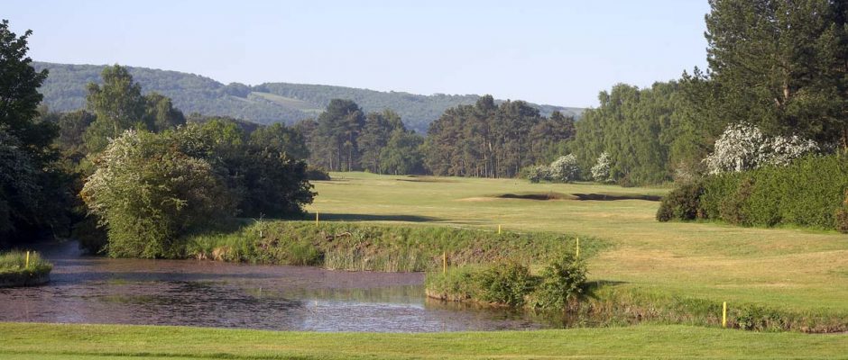 The sixth hole at Ganton Golf Club, North Yorkshire, England