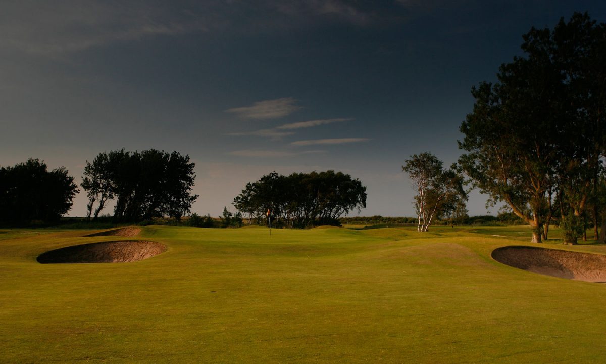 Immaculate conditions at Hesketh Golf Club, Southport, England