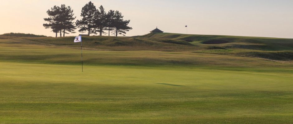 The 12th hole at Hunstanton Golf Club, Norfolk, England
