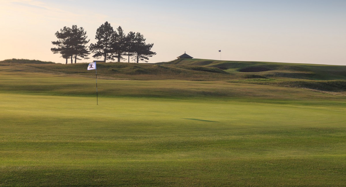 The 12th hole at Hunstanton Golf Club, Norfolk, England