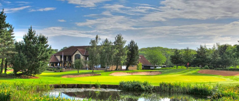 On the course at The Kendleshire Golf Club, Bristol, England