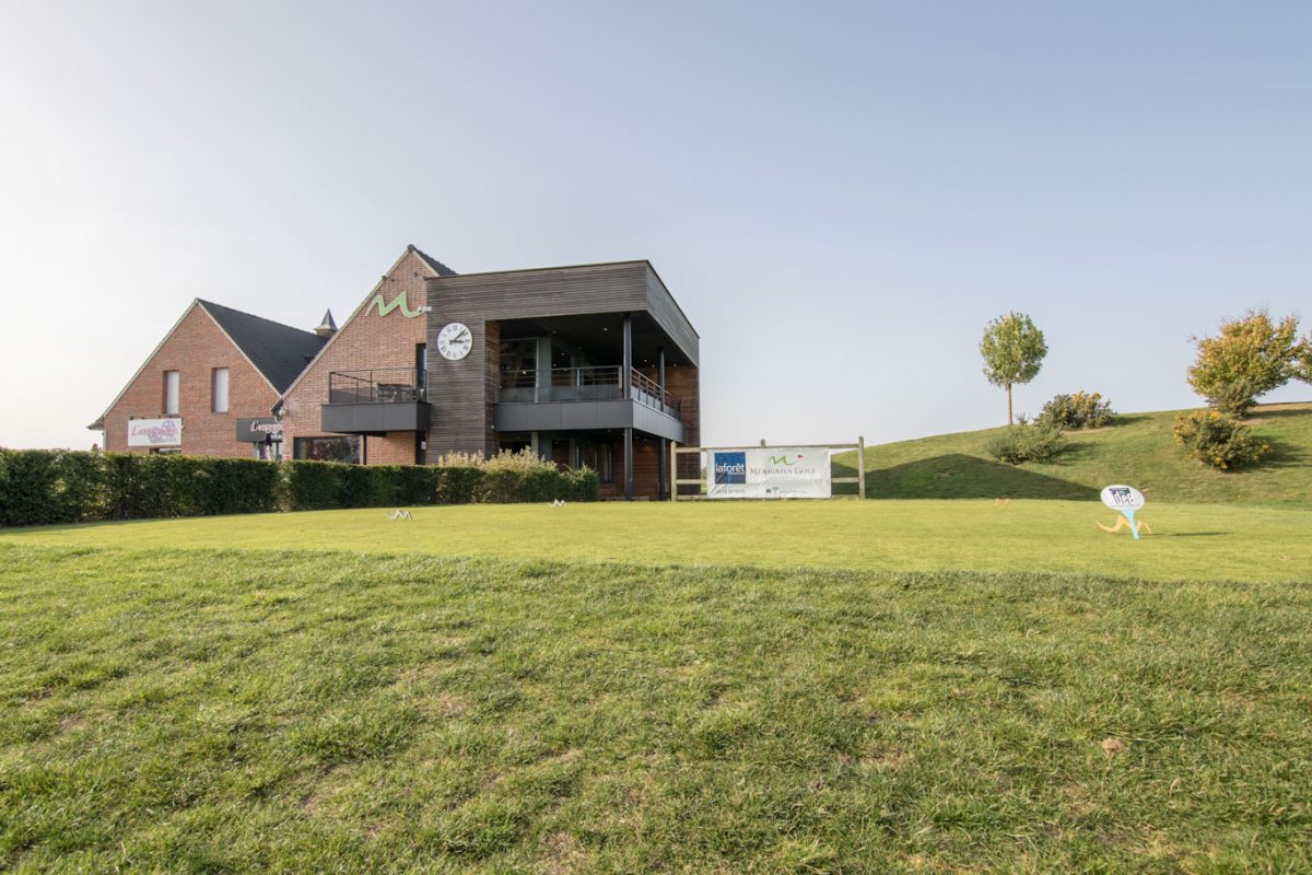 The clubhouse at Merignies Golf Course, Lille, France