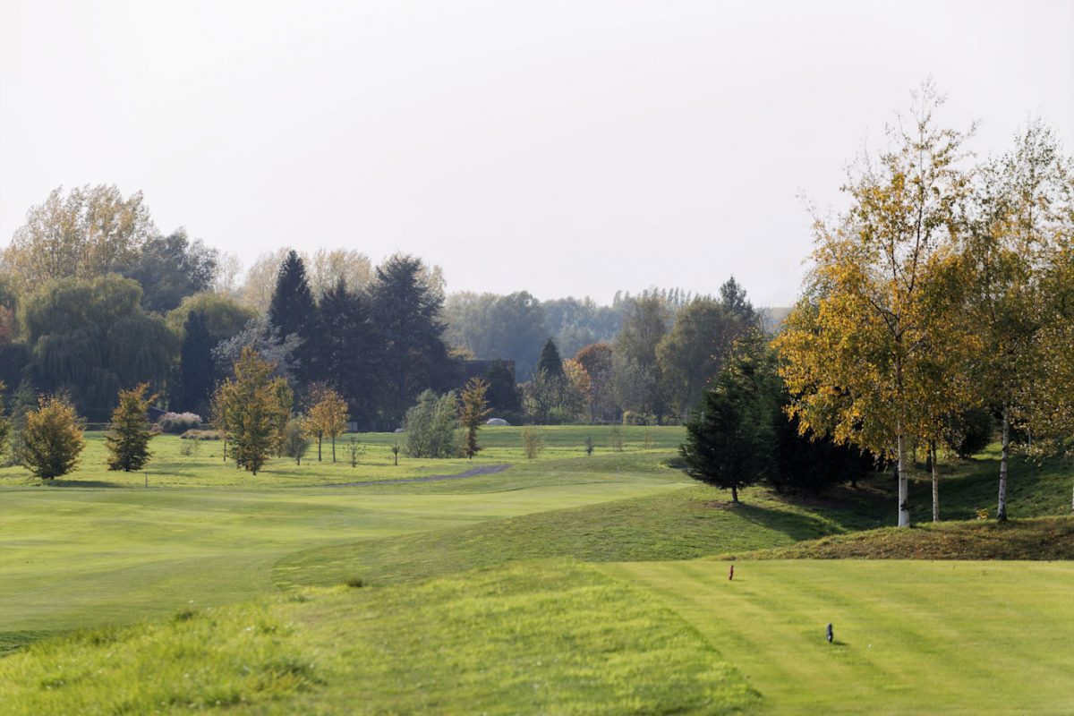 The second tee at Merignies Golf Course, Lille, France
