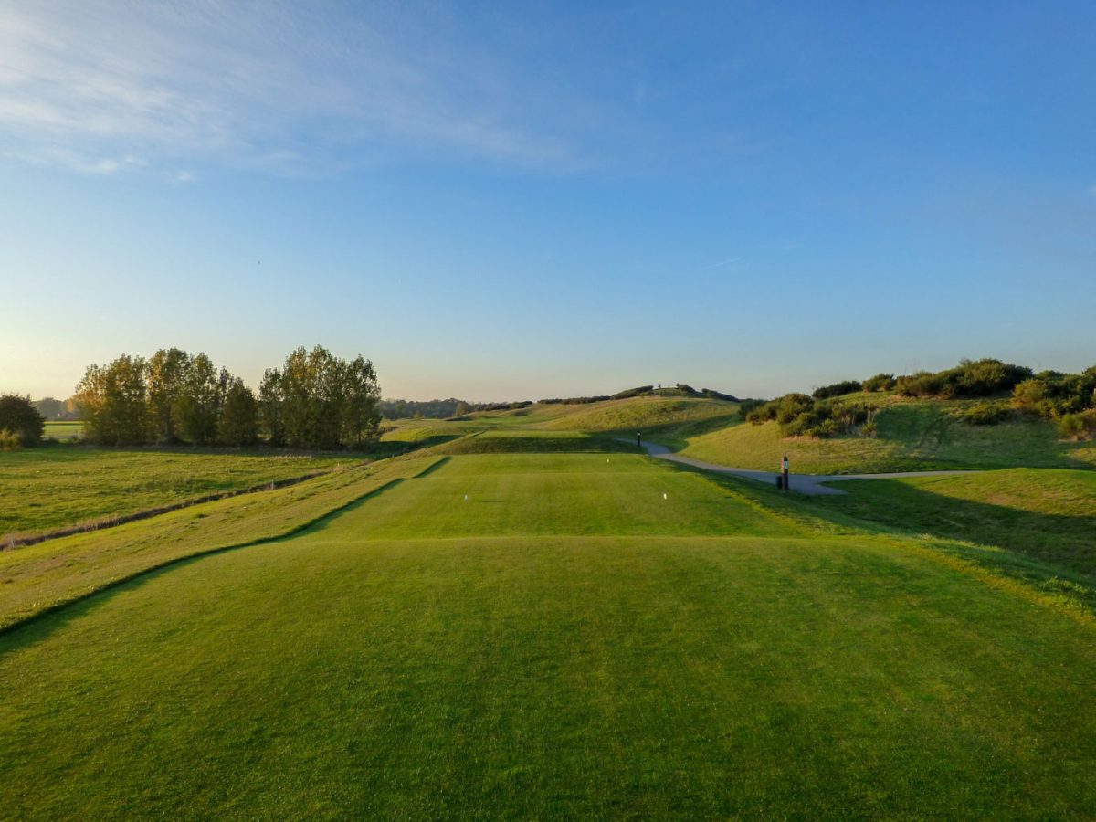 The second tee at Merignies Golf Club, Lille, France