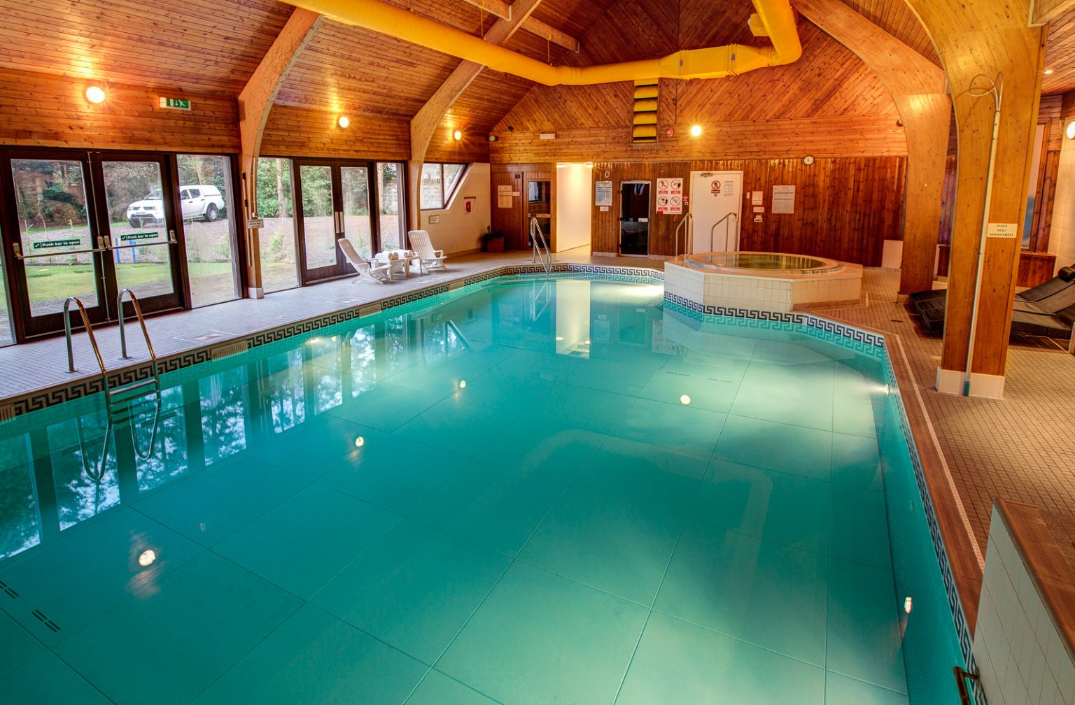 The indoor pool at Kingsmills Hotel, Inverness, Scotland
