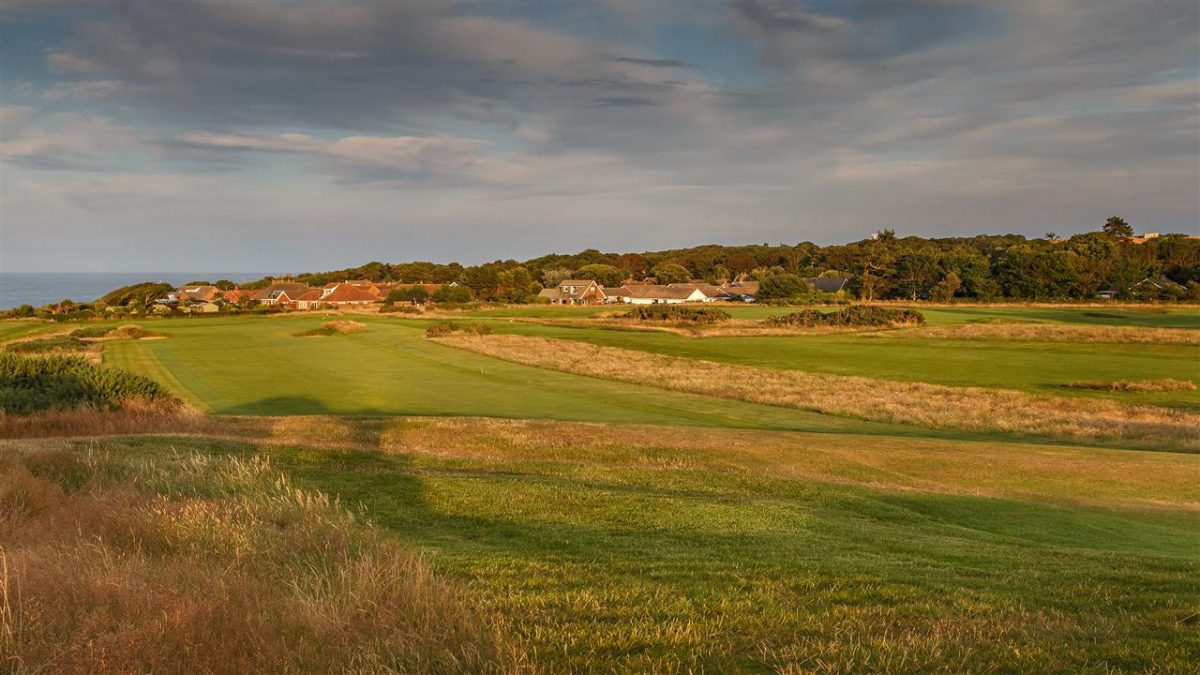 Sea view from Royal Cromer Golf Club, Norfolk, England