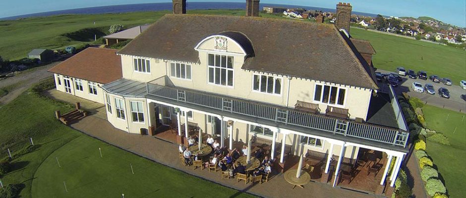 The clubhouse at Sheringham Golf Club, Norfolk, England