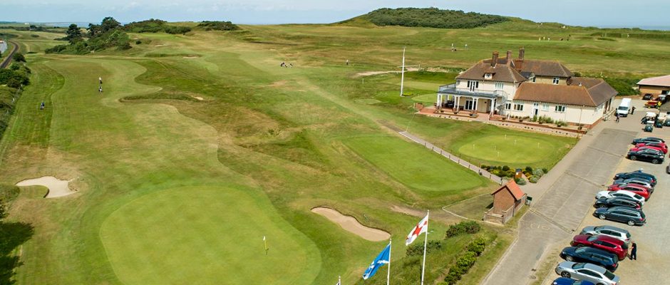 Overview of Sheringham Golf Club, Norfolk, England