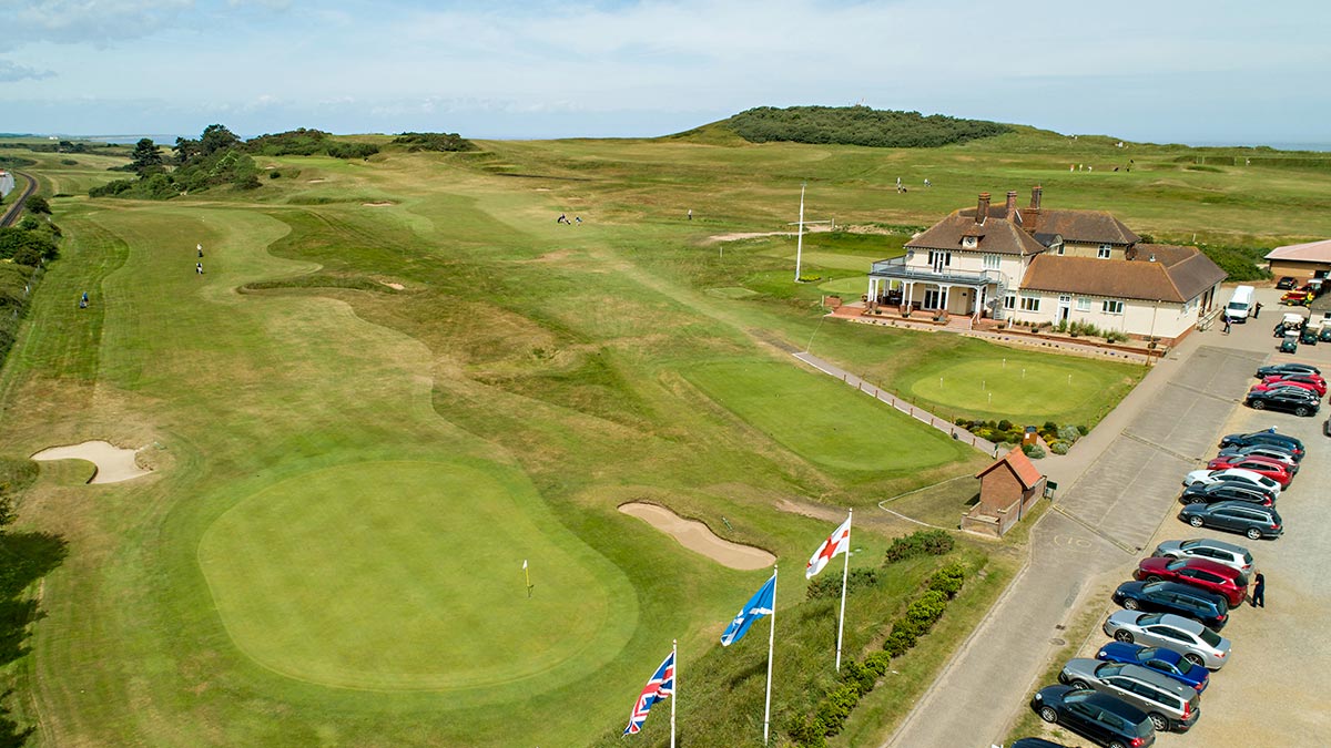 Overview of Sheringham Golf Club, Norfolk, England
