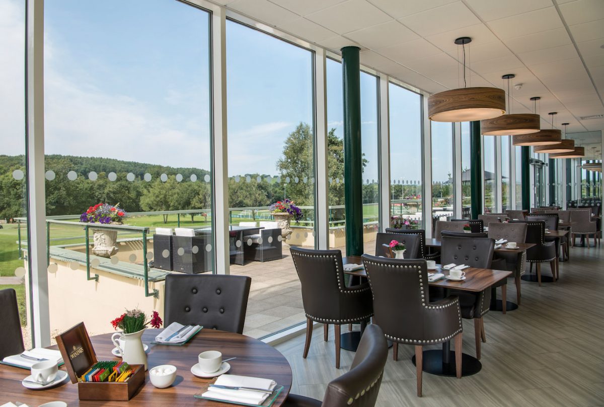 The restaurant at the Vale Resort, Pontyclun, Wales