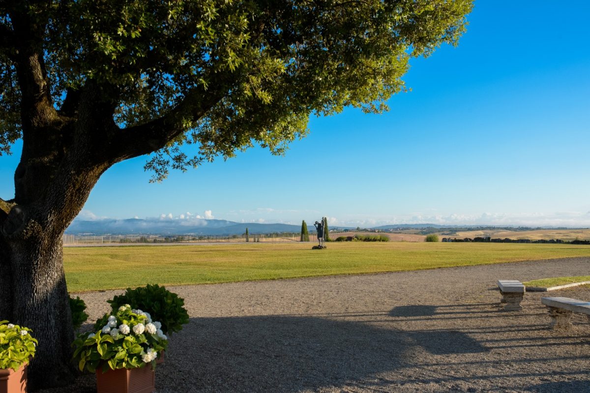 Enjoy the stunning views of Tuscany from La Bagnaia Golf and Spa Resort, Siena