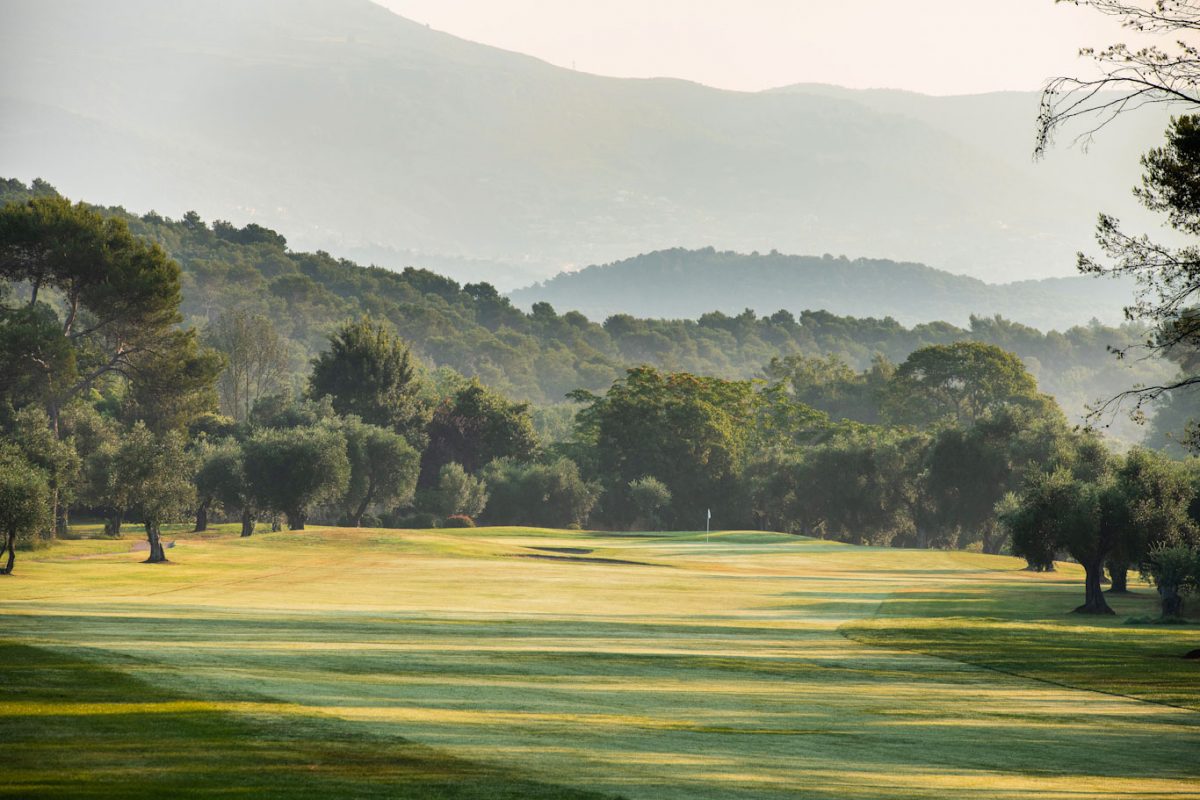 The 17th hole at Opio Valbonne Golf Club, South of France