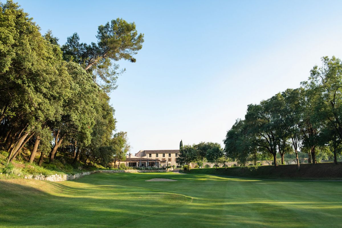 The ninth hole at Opio Valbonne Golf Club, South of France
