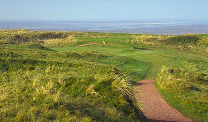 A par three at Wallasey Golf Club, The Wirral, England