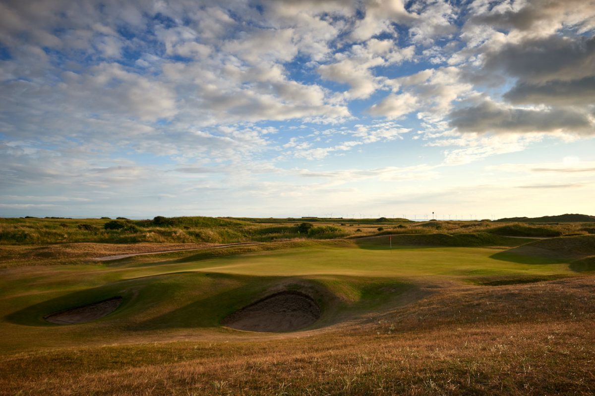 The 12th hole at The West Lancashire Golf Club, Liverpool, England