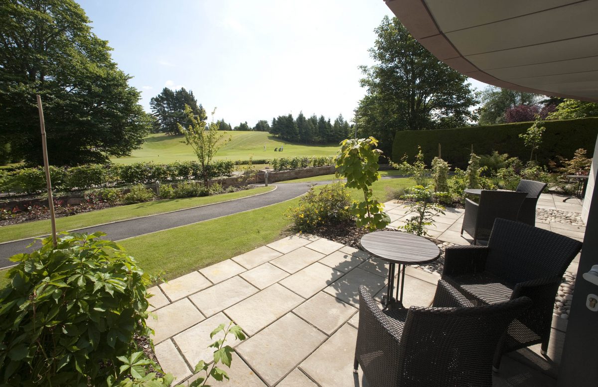 Watch the golfers from your terrace at Kingsmills Hotel, Inverness, Scotland