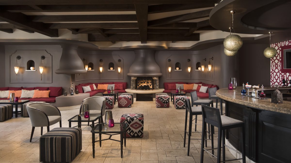 The lounge bar at The Westin La Quinta Golf Resort and Spa, Marbella, Spain