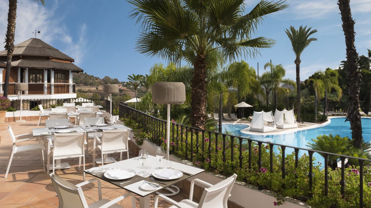 Al fresco dining at The Westin La Quinta Golf Resort and Spa, Marbella, Spain