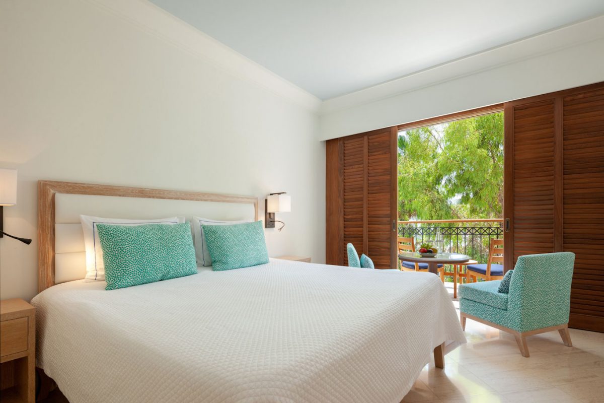 A double inland view bedroom at Annabelle Hotel, Paphos, Cyprus
