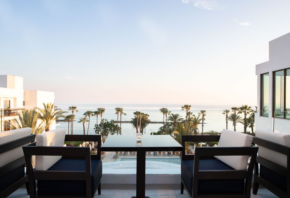 The Ouranos Lounge at the Annabelle Hotel, Paphos, Cyprus